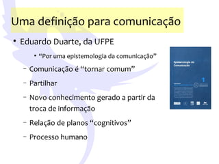 Teorias da Comunicacao - Communication Theories