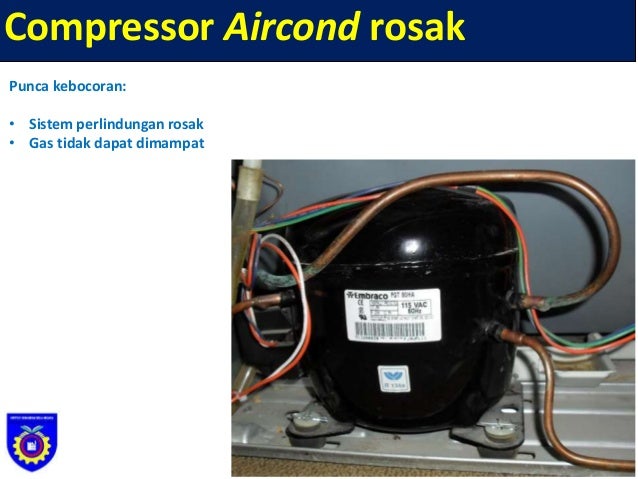 compressor aircond rumah rosak
