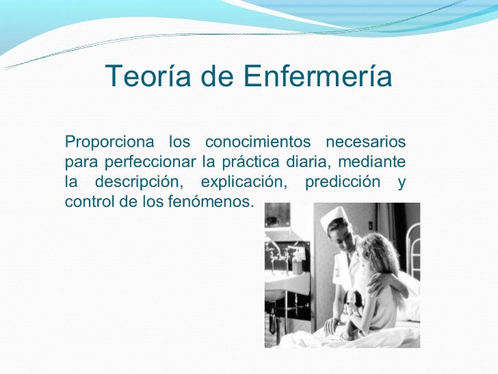 Teorias de enfermería