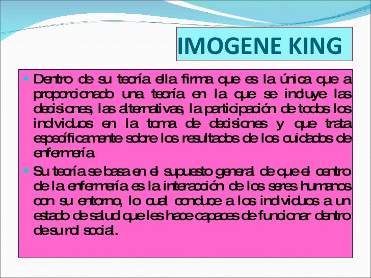 Teorias de enfermeria