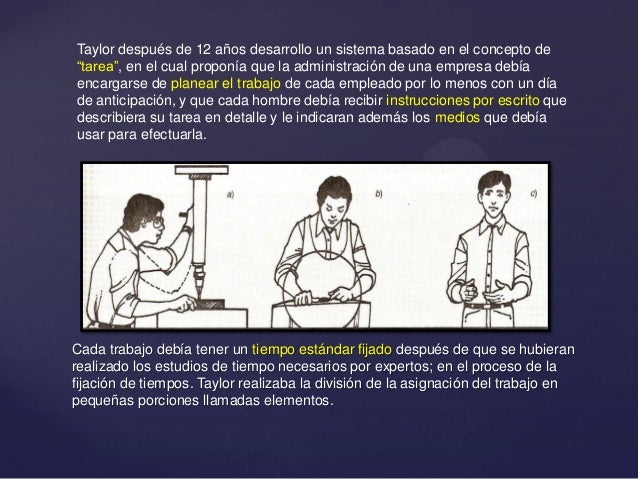Teorias de Fayol y Taylor