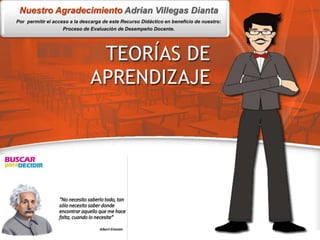 Nuestro Agradecimiento Adrian Villegas Dianta
Por permitir el acceso a la descarga de este Recurso Didáctico en beneficio de nuestro:
Proceso de Evaluación de Desempeño Docente.
 