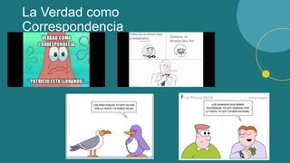 La Verdad como
Correspondencia
 