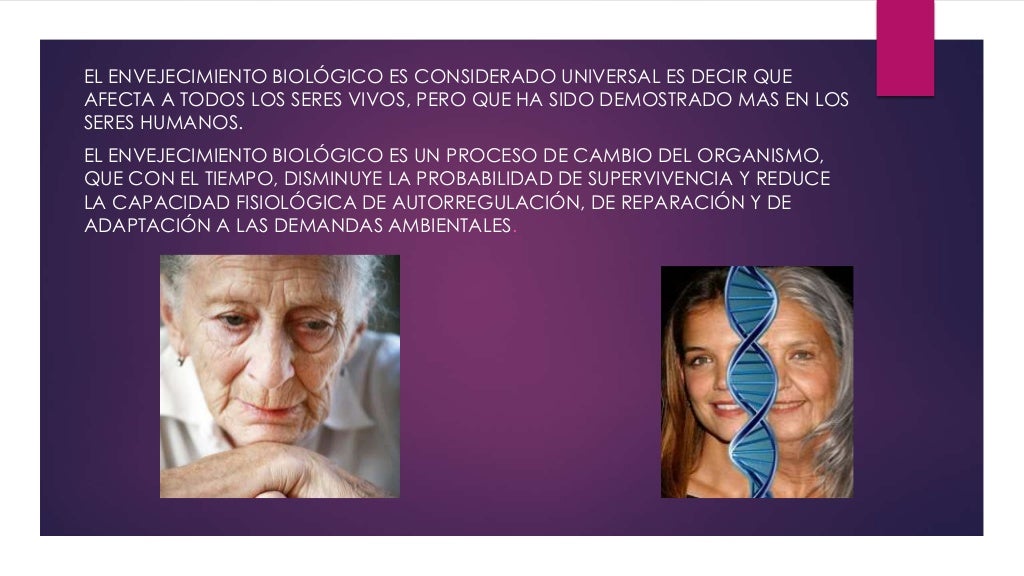 Teorias del envejecimiento