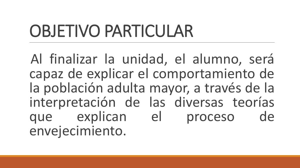 Teorias del envejecimiento