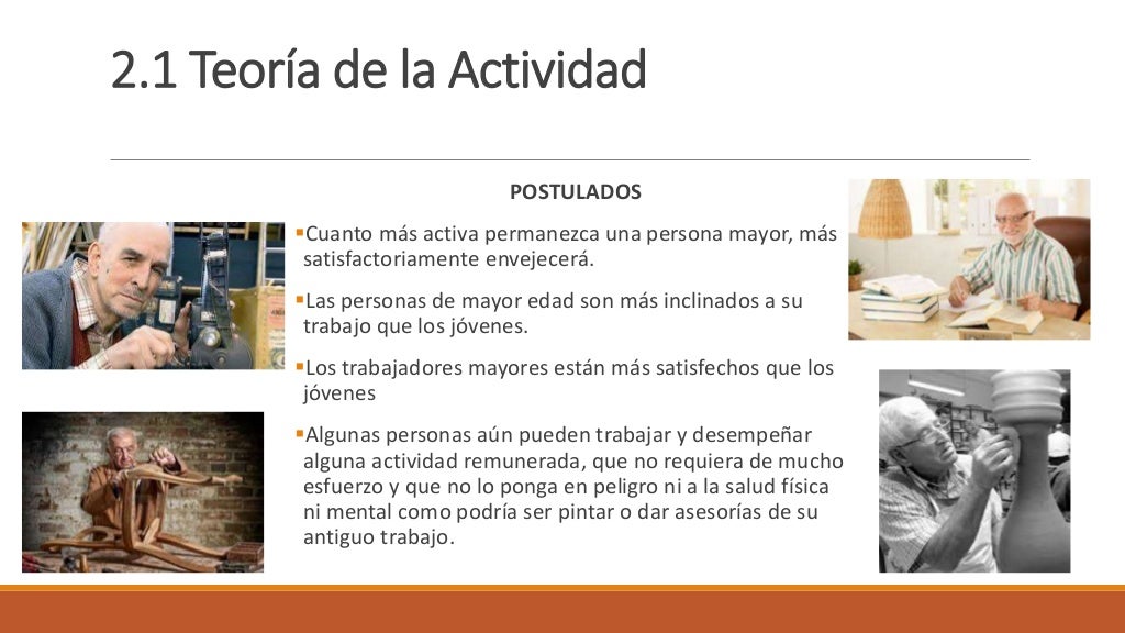 Teorias del envejecimiento