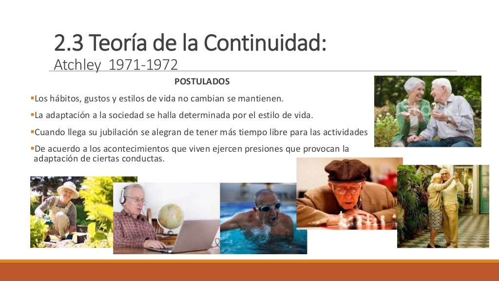 Teorias del envejecimiento