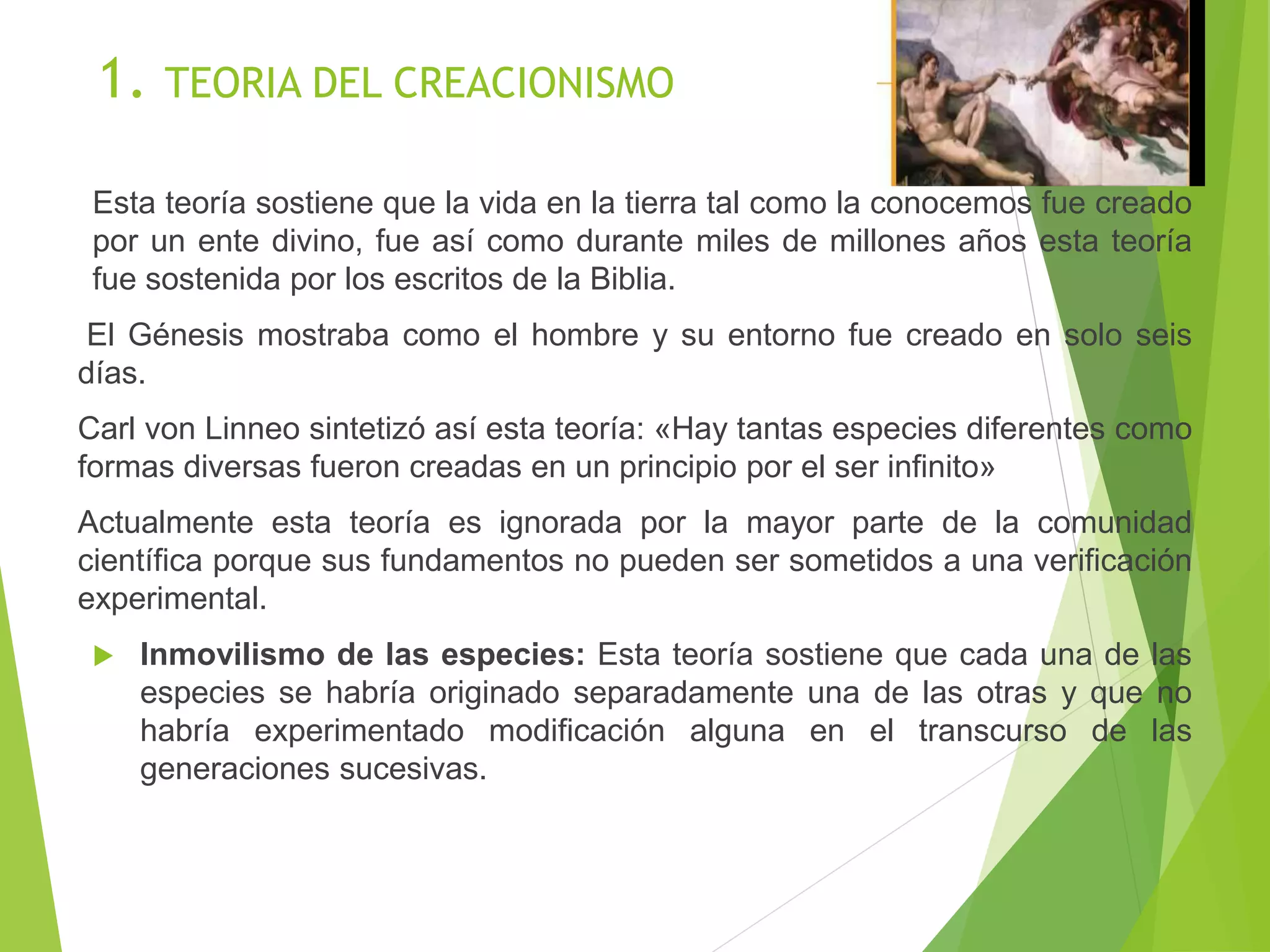 Teorias del origen de la vida | PPT