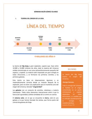 Teorias del origen de la vida | PDF