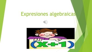 Expresiones algebraicas
 