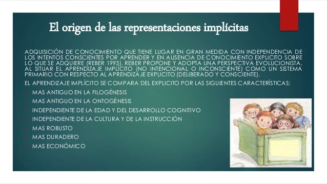 Teorias implicitas sobre el aprendizaje