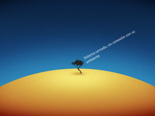 Sistema cerrado, sin conexión con su ambiente