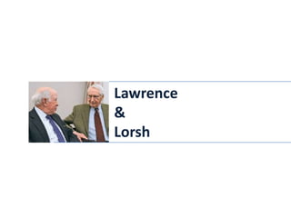 Lawrence&Lorsh