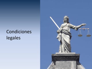 Condiciones legales