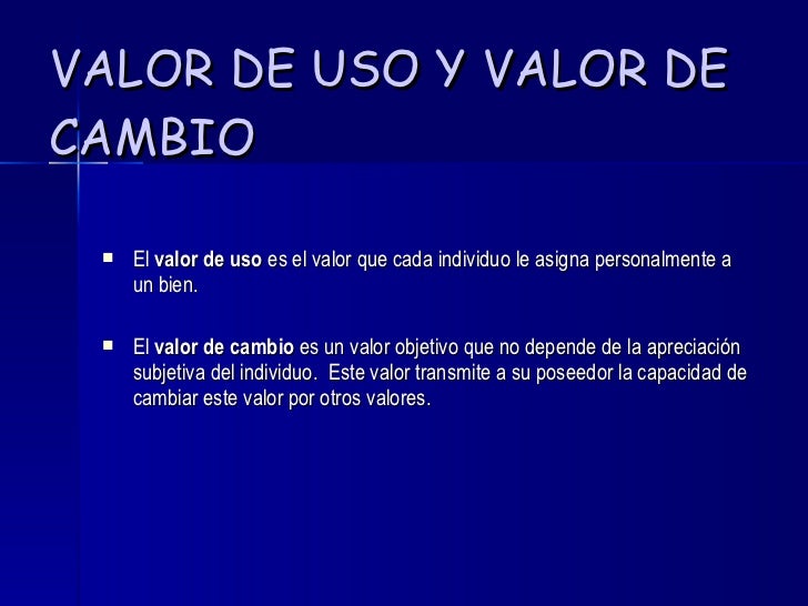 Teoria subjetiva del valor Teoria subjetiva del valor