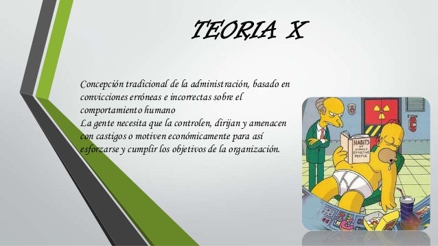 Teorias x y z.