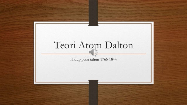 gambar fenomena alam atom dalton Teori atom dalton 