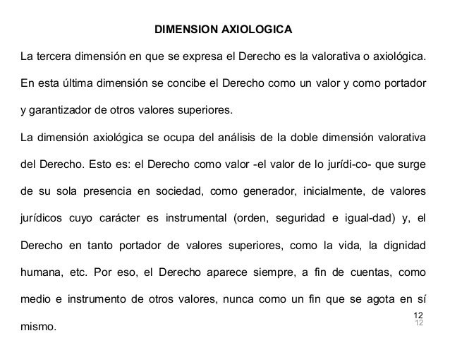 Teoria trdimensional del derecho otra fuente