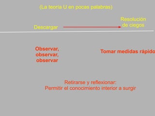Descargar Observar, observar, observar Retirarse y reflexionar: Permitir el conocimiento interior a surgir Tomar medidas rápido Resolución de ciegos (La teoría U en pocas palabras) 