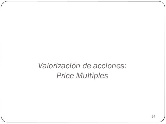 TEORIA VALUACIÓN DE ACCIONES slideshare