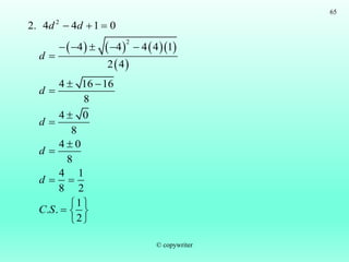 Teoria y problemas de ecuaciones cuadraticas ccesa007