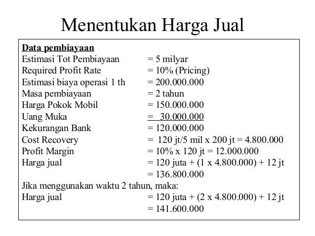 Teori bagi hasil