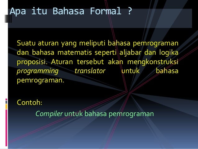 Teori bahasa formal dan Otomata