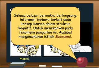 Teori belajar bermakna ausubel (Belajar dan Pembelajaran)