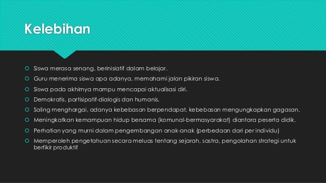 Teori Belajar Humanistik Teori Belajar Humanistik
