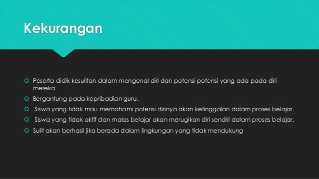 Teori Belajar Humanistik Teori Belajar Humanistik
