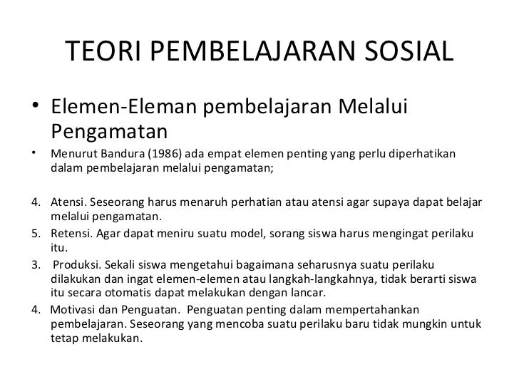 Teori Belajar Sosial Kognitif Pdf