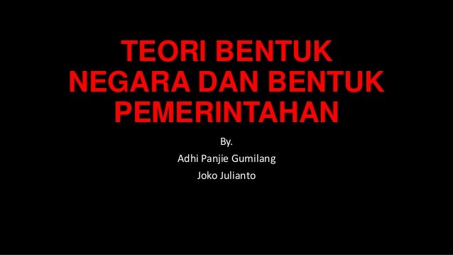 teori bentuk negara dan bentuk pemerintahan teori bentuk negara dan bentuk pemerintahan