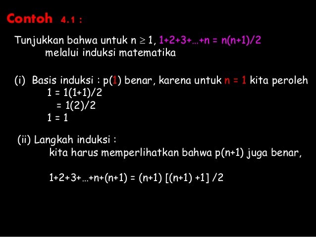 Teori Bilangan Induksi Matematika