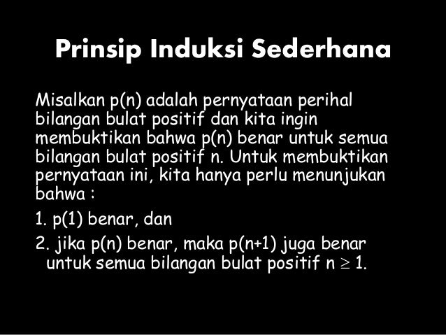 Teori bilangan (induksi matematika)