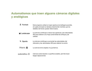 Teorica tecnicas fotograficas