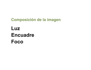 Teorica tecnicas fotograficas