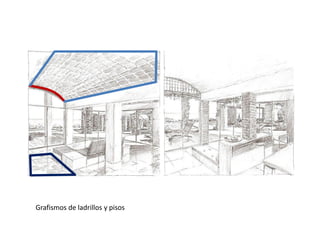 Grafismos de ladrillos y pisos
 