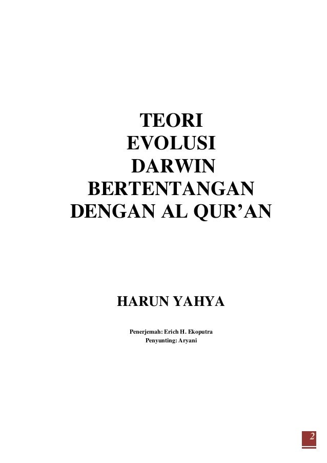 Teori Darwin Bertentangan Dengan Al Quran
