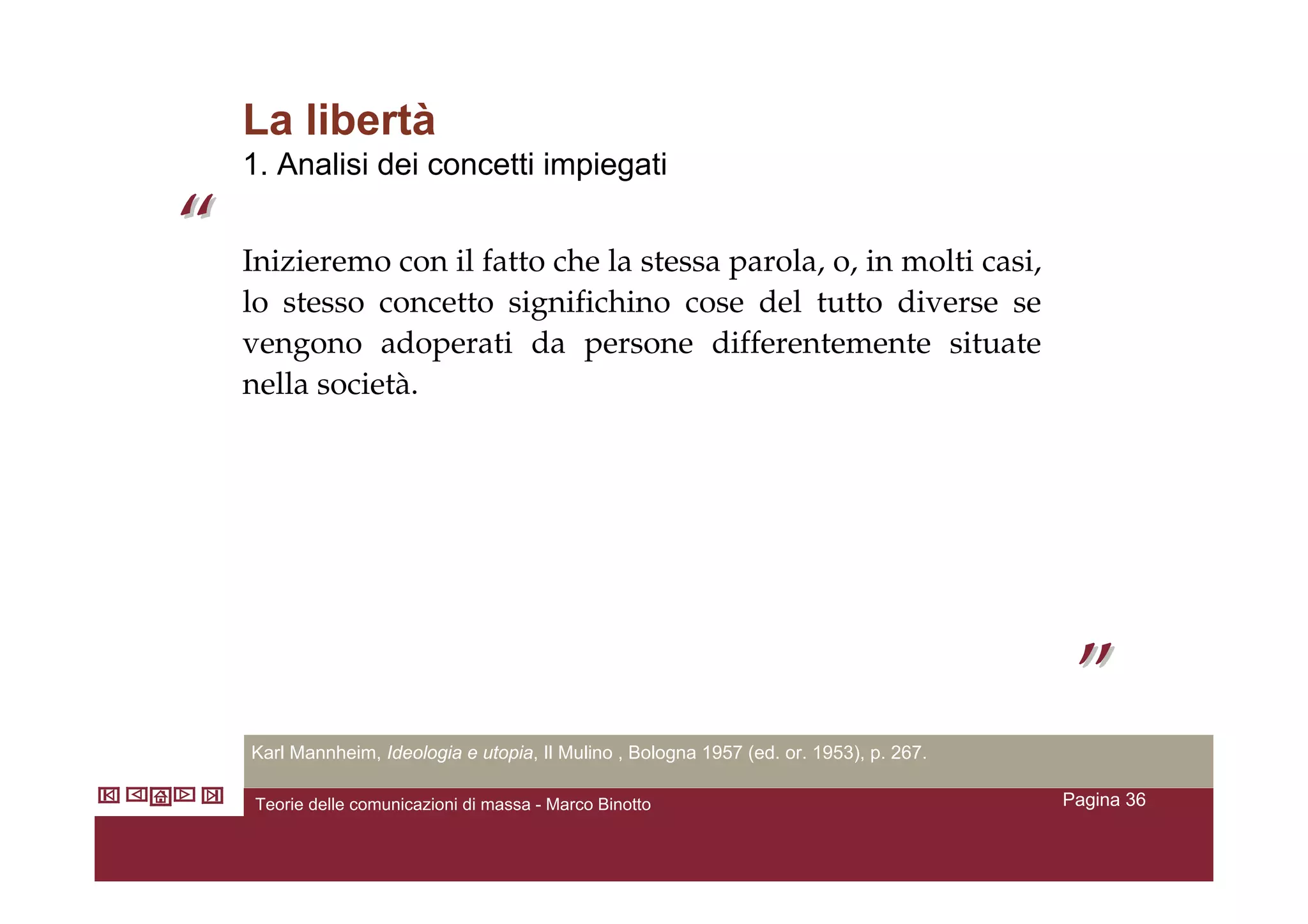 Teorie Della Comunicazione Di Massa V2.4 Marcobinotto