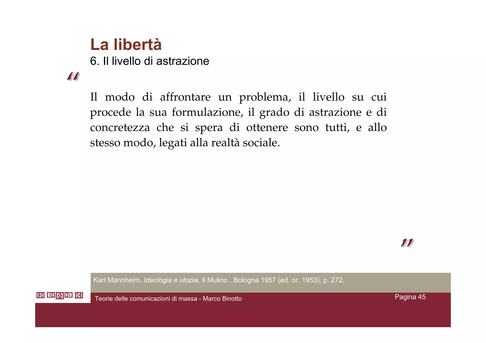 Teorie Della Comunicazione Di Massa V2.4 Marcobinotto