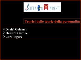 36
Daniel Goleman
Howard Gardner
Carl Rogers
Teorici delle teorie della personalità
 