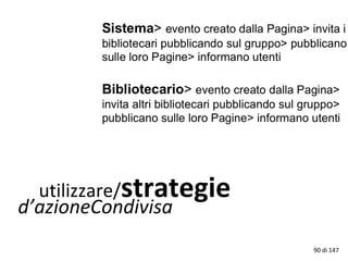 utilizzare/strategie
d’azioneCondivisa
90 di 147
 