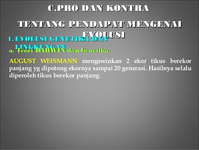 Teori evolusi Power Point