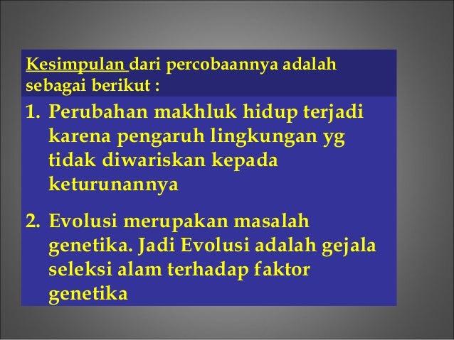 Teori evolusi Power Point