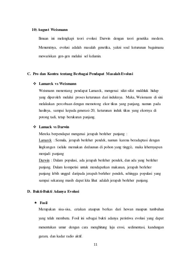 Teori Evolusi Charles Darwin