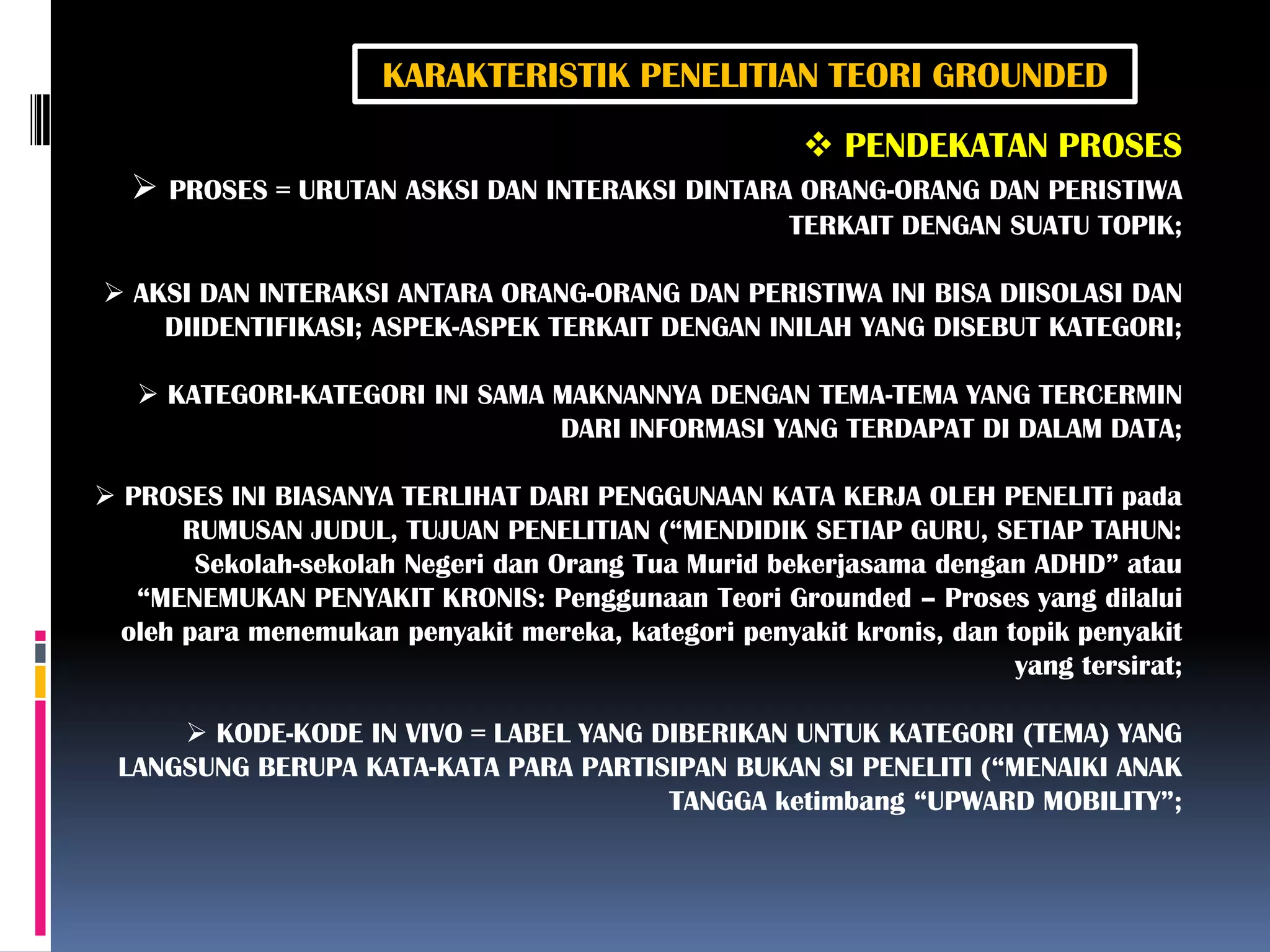 KUALITATIF : Teori Grounded | PPTX