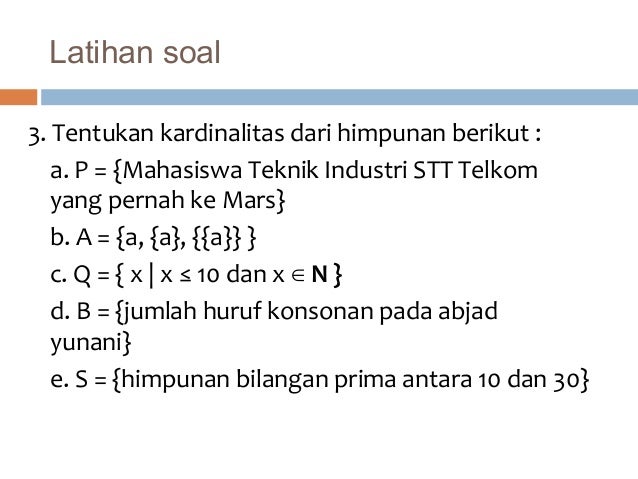 Teori Himpunan