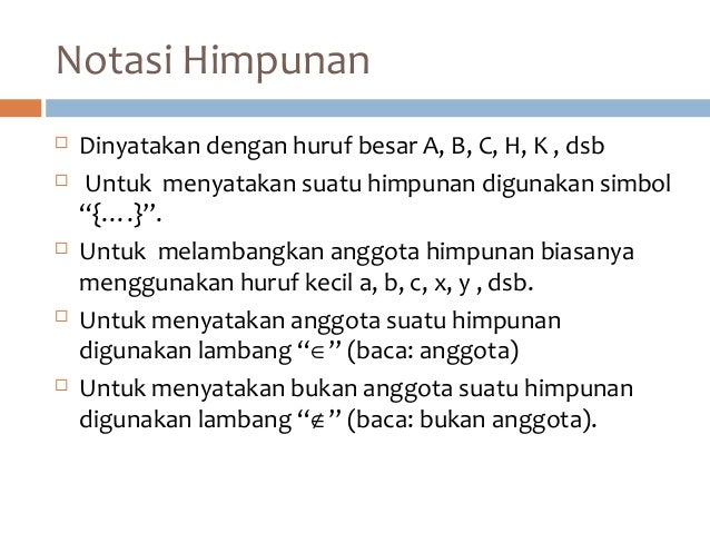Notasi himpunan bilangan prima