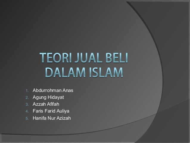 Jual beli forex dalam islam