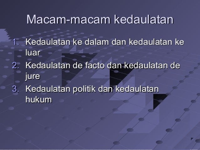 Teori kedaulatan